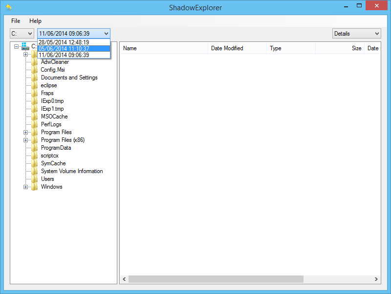 Restaura una versión antigua de tus archivos con ShadowExplorer