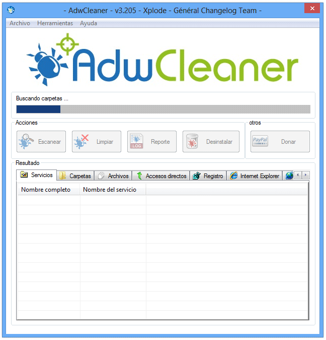 Eliminar Mystartsearch con Adwcleaner