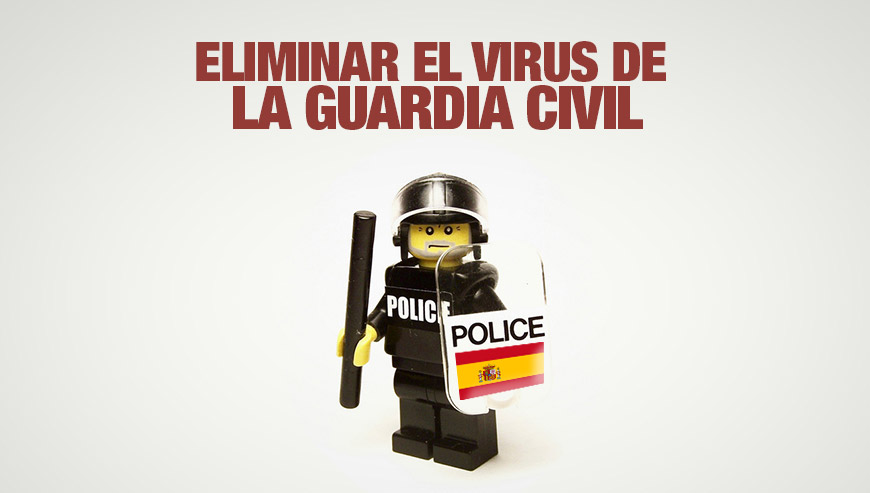 eliminar el virus de la guardia civil