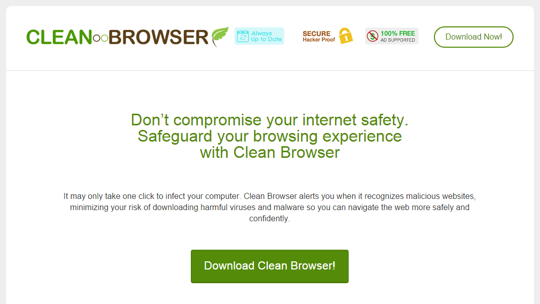 clean browser