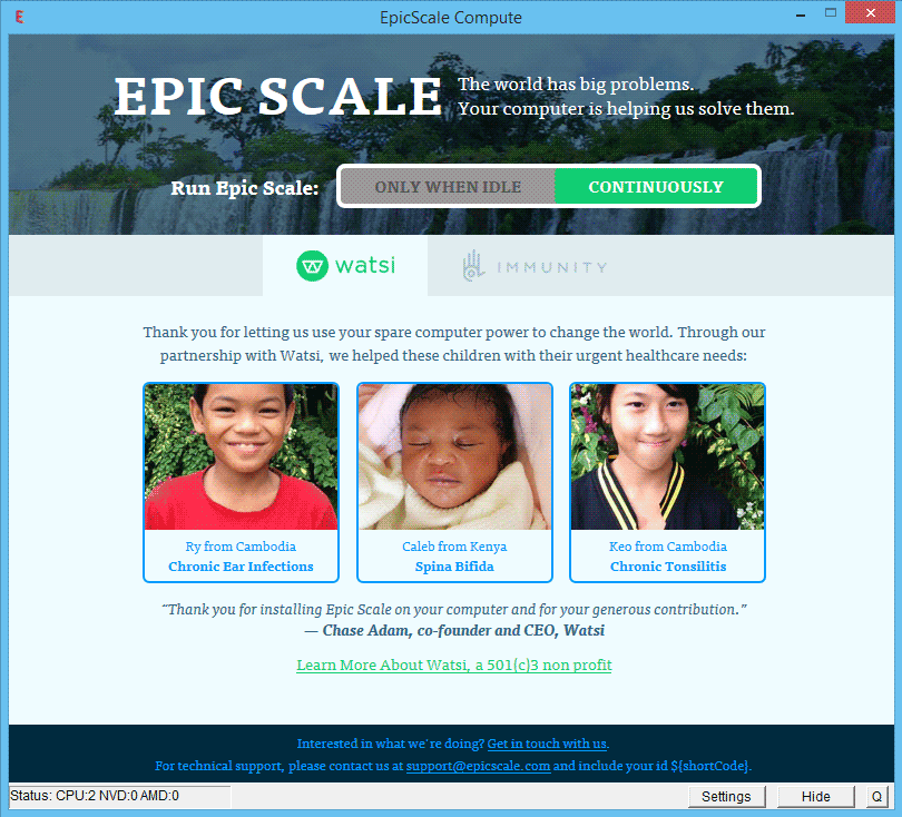 epic scale