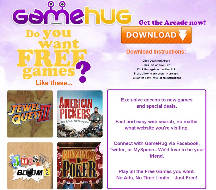 gamehug website