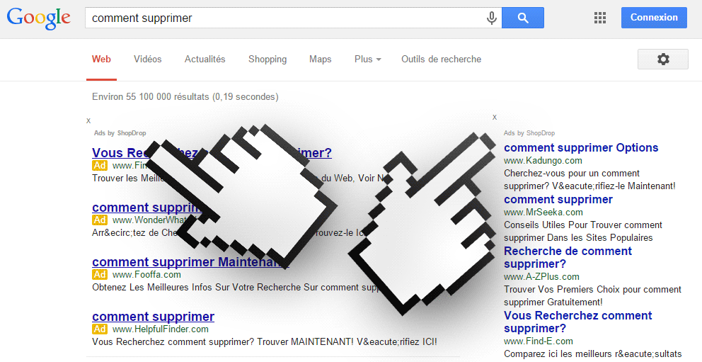 supprimer ads by shopdrop