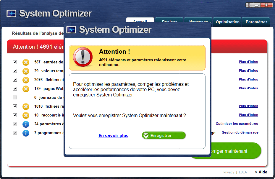 system optimizer acheter