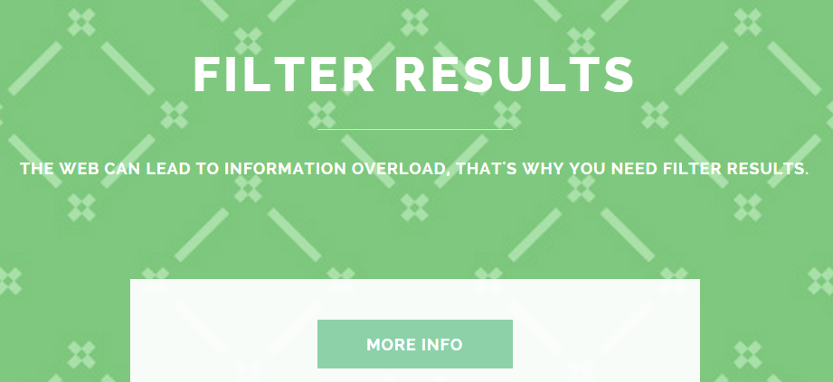 filter results