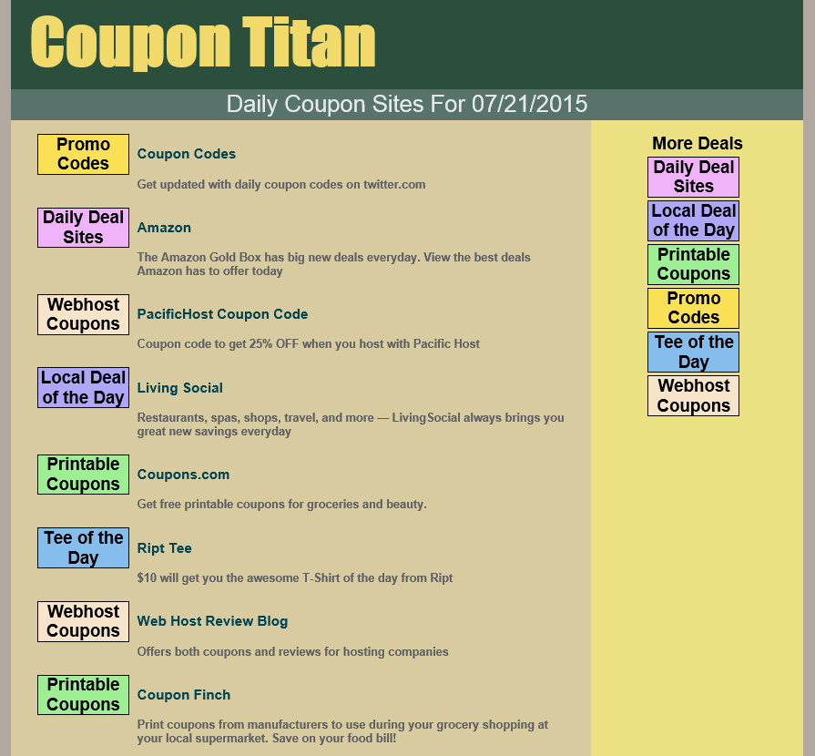 coupon titan