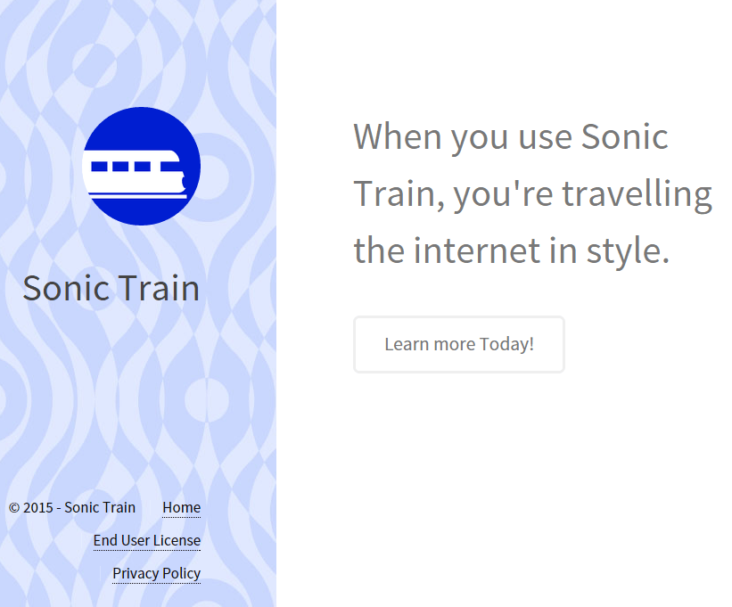 sonic train website