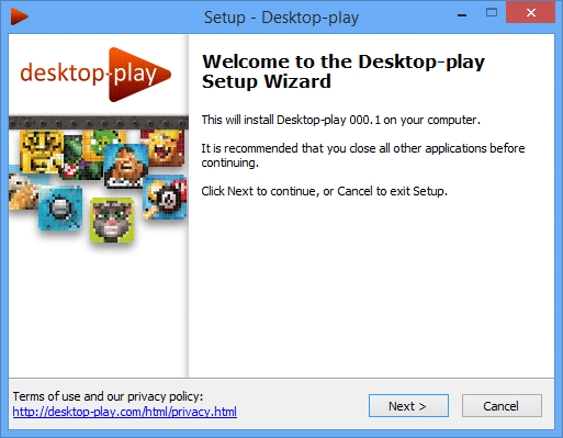 desktop play install