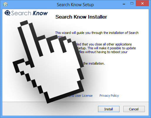 search know install